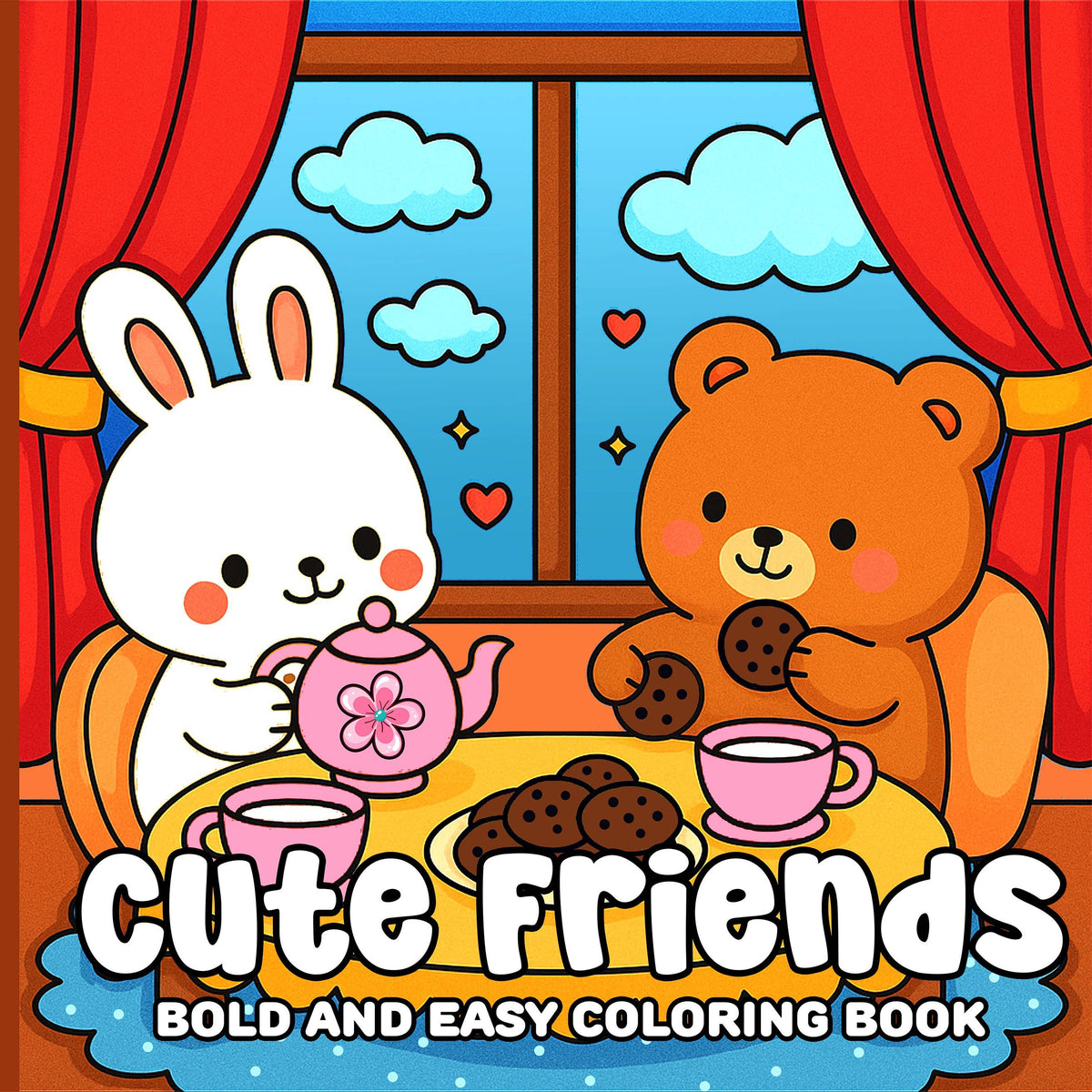Coloring Book Box 🐰 Cute Friends