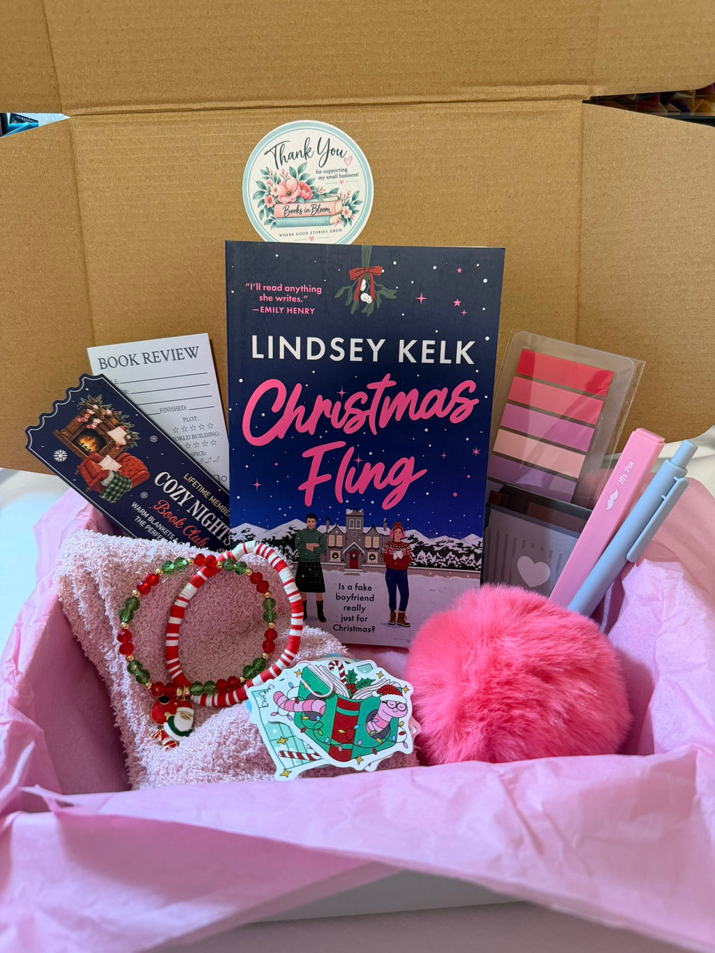 Book Box🎄Christmas Fling by Lindsey Kelk