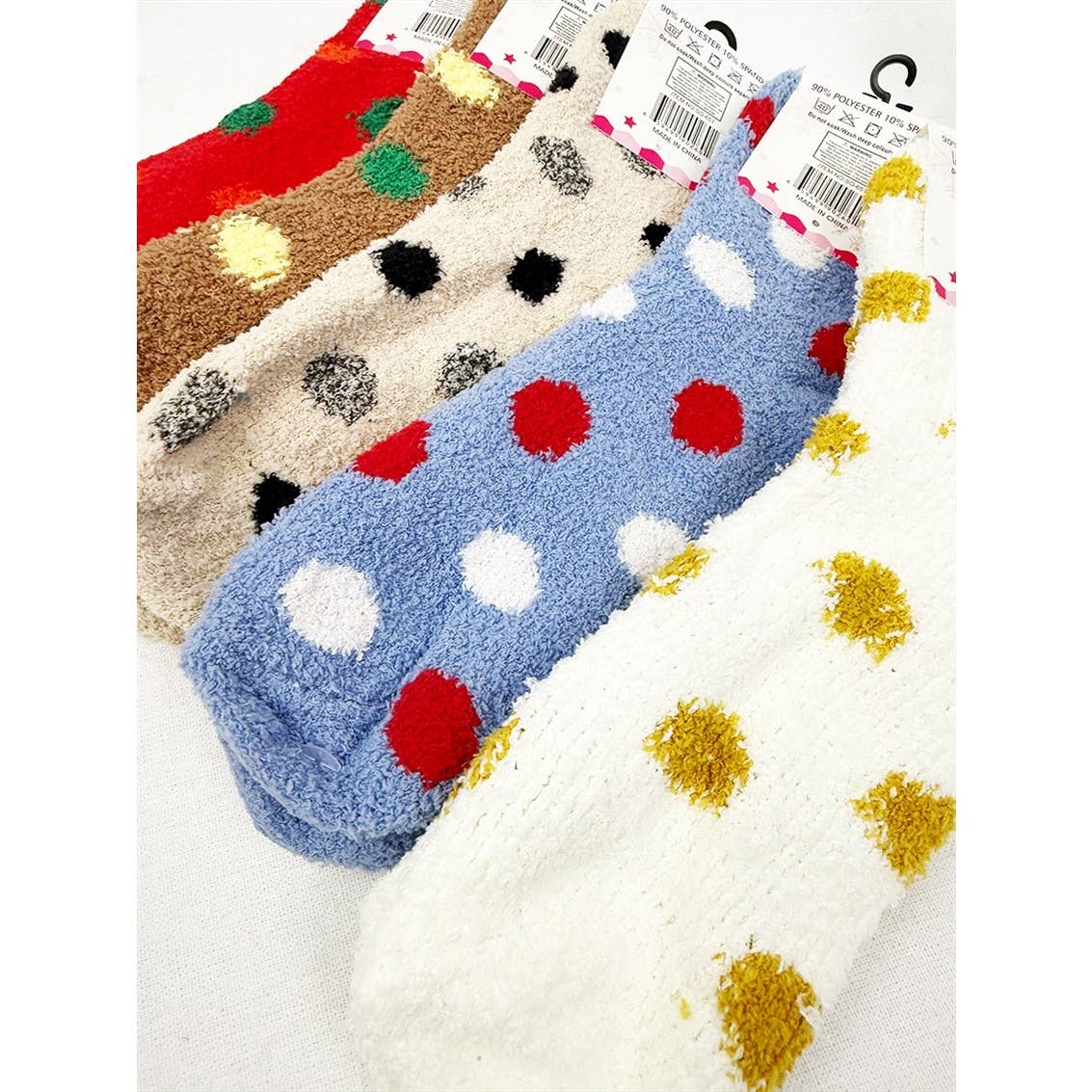 Box Add-On 🧦 Cozy Polka Dot Plush Socks (1 Pair)